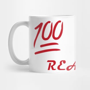 100% Real / No Fakes Allowed Mug